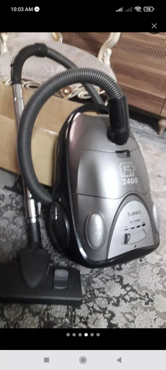 جاروبرقی مارک توربو2400|جاروبرقی، جارو شارژی، بخارشو|تهران, شهرک ولیعصر جنوبی|دیوار