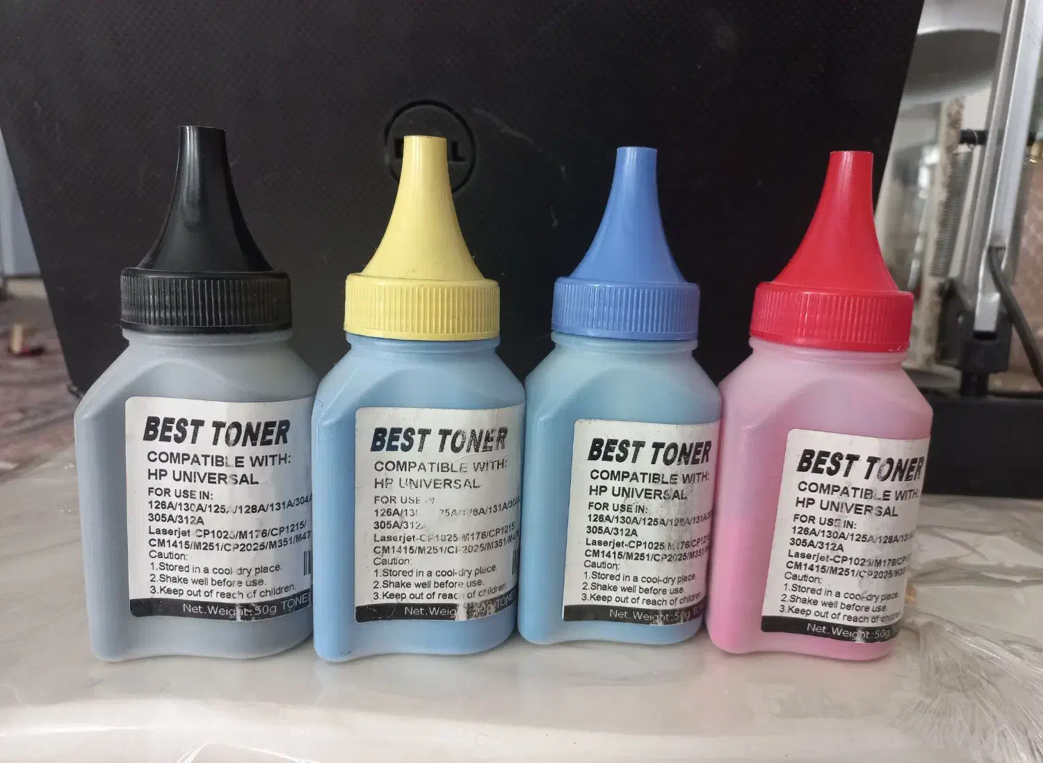 تونر رنگی Best Toner - بسته ۴ عددی (۵۰ گرمی)|پرینتر، اسکنر، کپی، فکس|پاکدشت, پاکدشت (مامازند)|دیوار