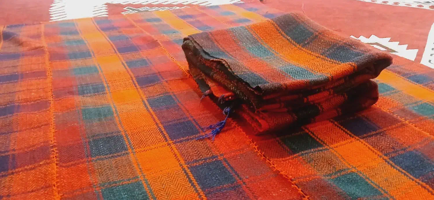 جاجیم سنتی بافت  پشم گسفند|گلیم، جاجیم، گبه|شادگان, |دیوار