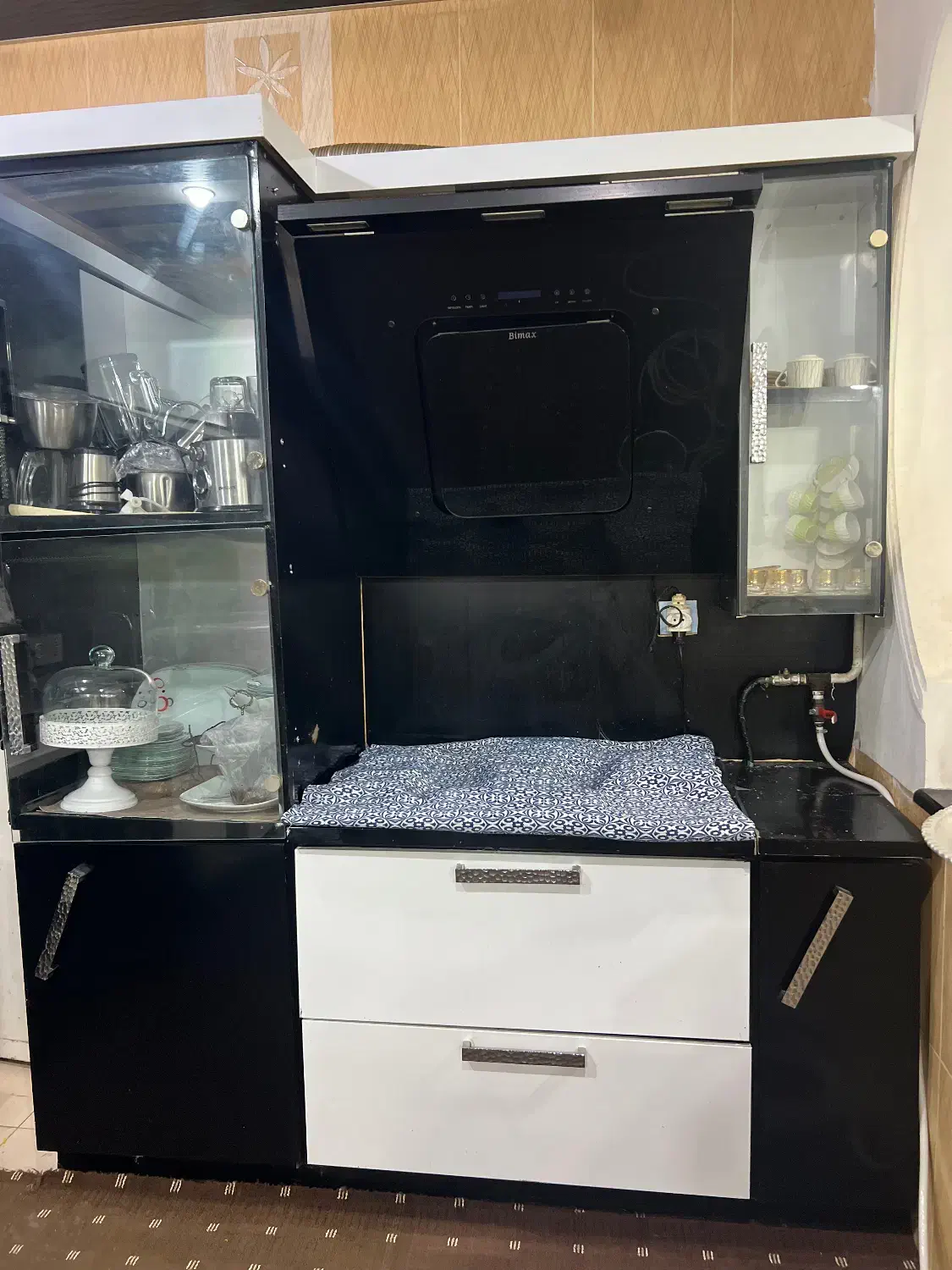 کابینت المینیوم|آب‌چکان و نظم‌دهنده ظروف|بندر کنگان, |دیوار