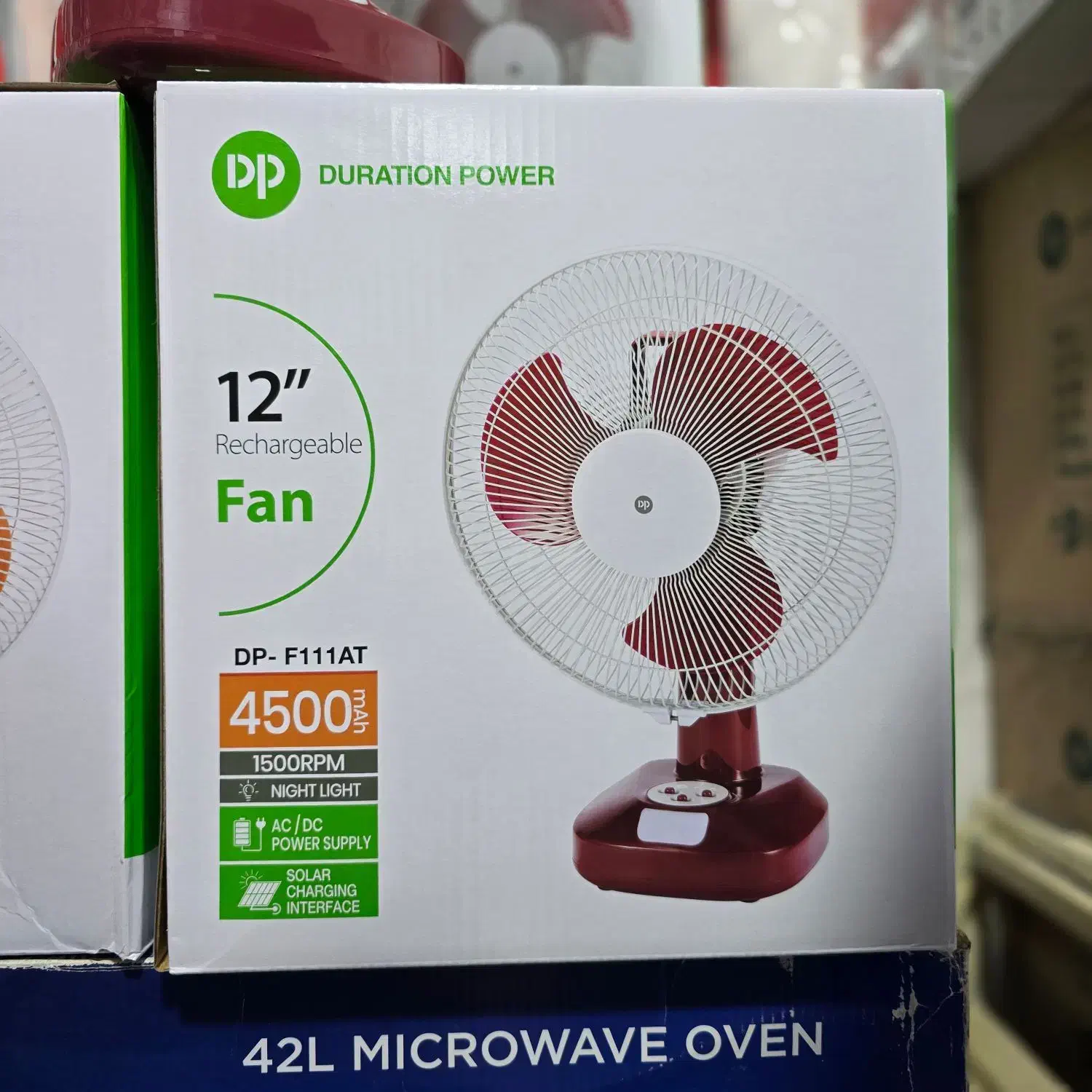 پنکه شارژی DP مدل F111AT اصل آکبند|پنکه و تصفیه‌کنندهٔ هوا|چابهار, |دیوار