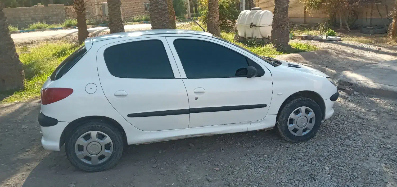 ۲۰۶مدل۸۵سفید در حد 95قابل معاوضه|خودرو سواری و وانت|جیرفت, |دیوار