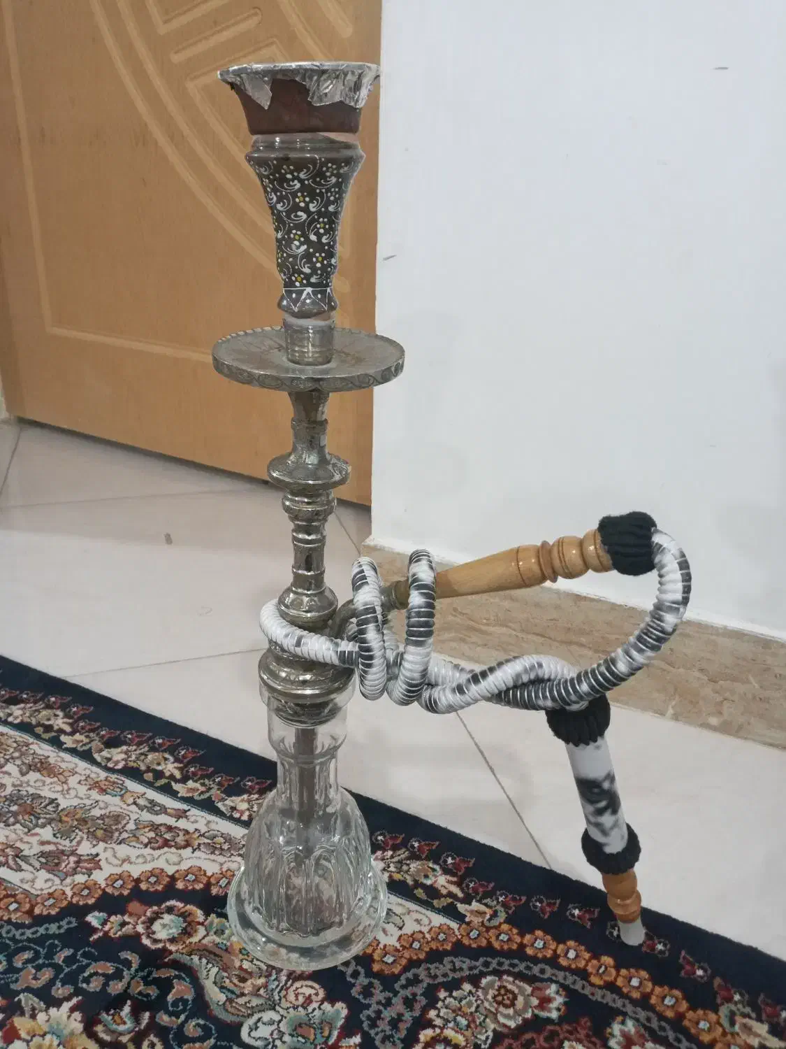 قلیان حاج اوغلی|صنایع دستی و سایر لوازم تزئینی|وحیدیه, |دیوار