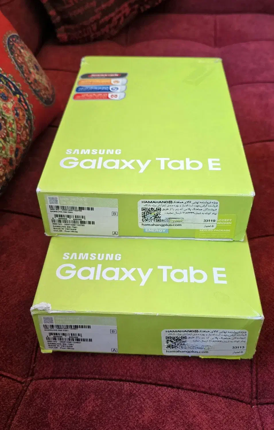 ۲دستگاه تبلت سامسونگ Galaxy Tab E|تبلت|تهران, پونک|دیوار