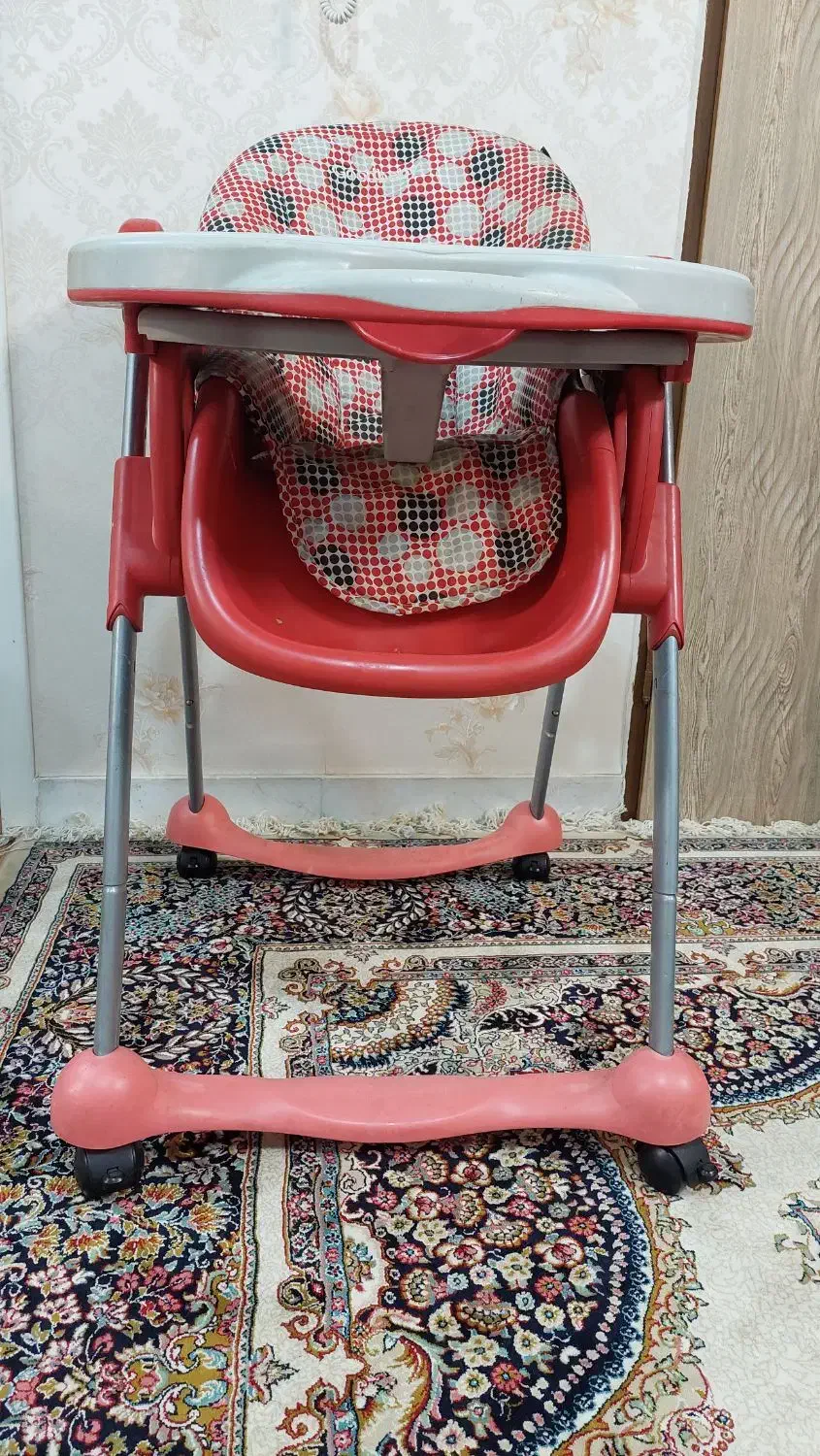 صندلی غذای کودک گودبیبی-چندکاره-قابل تنظیم-تاشو|تخت و صندلی بچه|مشهد, ولیعصر (شهرک غرب)|دیوار