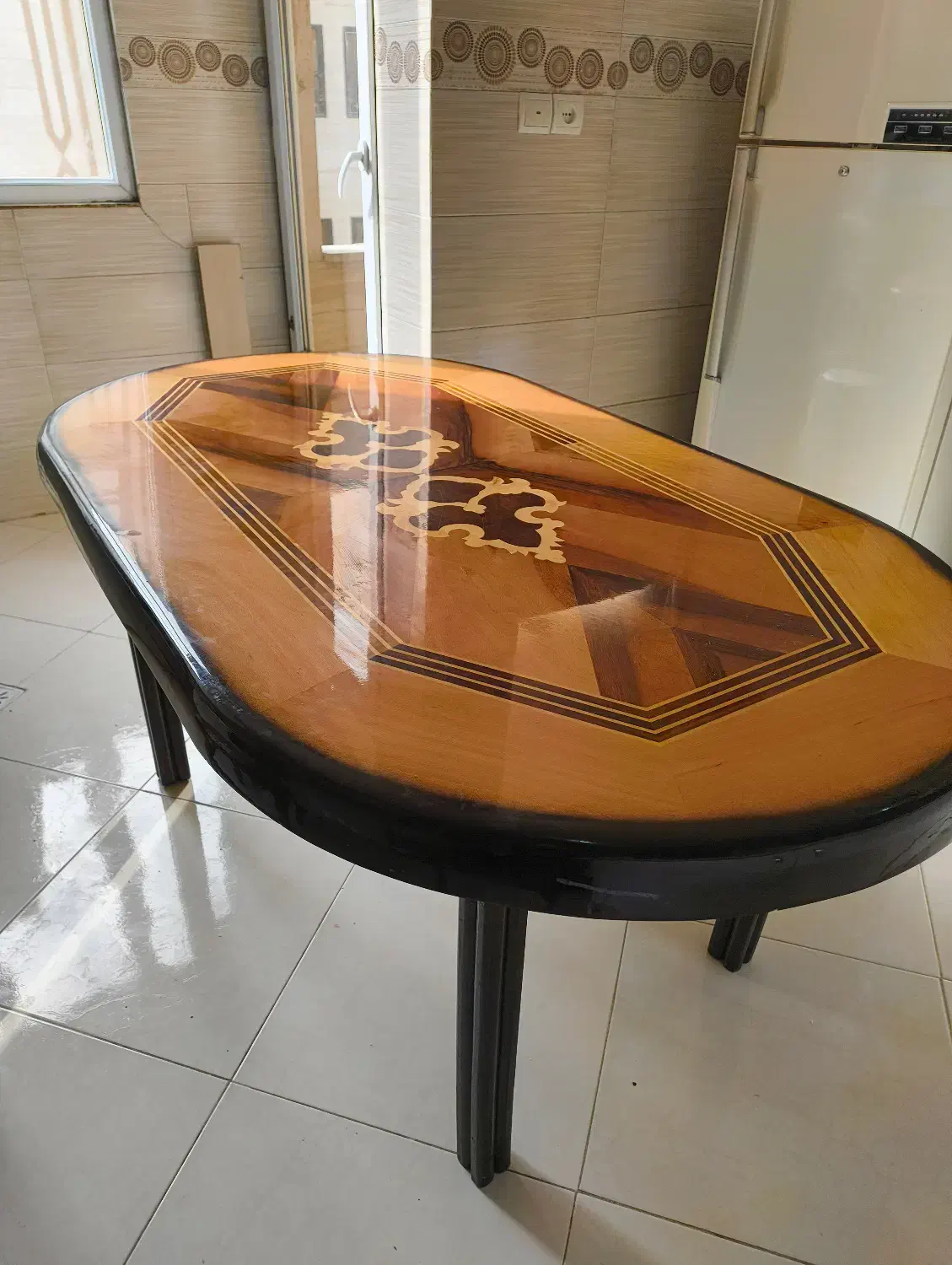 میز ناهارخوری منبت شش نفره|میز و صندلی غذاخوری|تهران, امام زاده عبدالله|دیوار