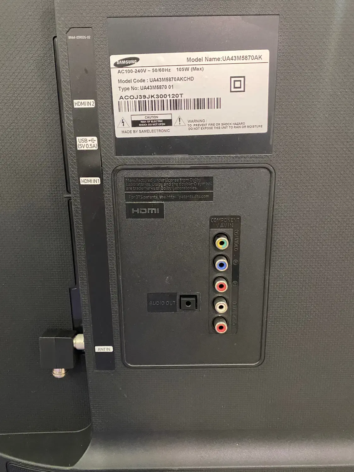 تلویزیون ۴۳ سامسونگ نو|تلویزیون و پروژکتور|تهران, فلاح|دیوار