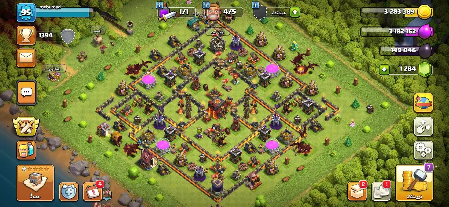 اکانت کلش آف کلنز|کنسول، بازی ویدئویی و آنلاین|مشهد, مصلی (کارمندان اول)|دیوار