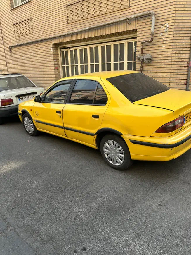 تاکسی سمند ع پلاک مدل ۹۵|خودرو سواری و وانت|تهران, خواجه نظام الملک|دیوار