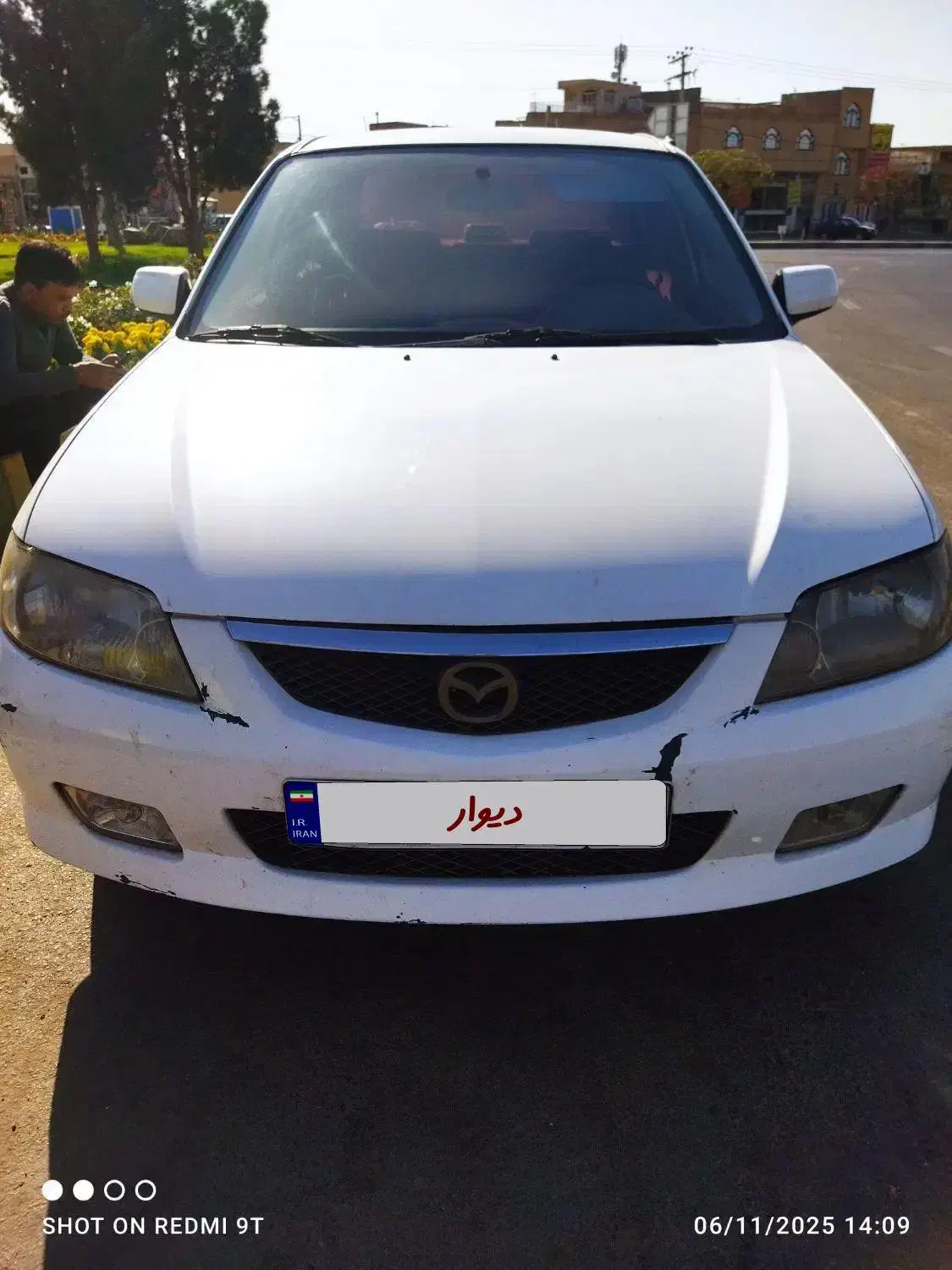 مزدا 323 سفید فابریک|خودرو سواری و وانت|کاشان, کلنگه|دیوار