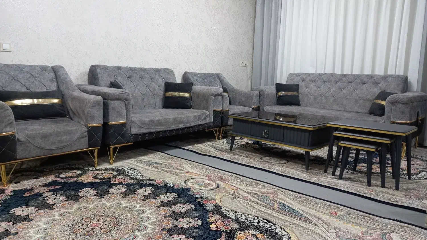 مبل 7|مبلمان خانگی و میز عسلی|بهار, |دیوار