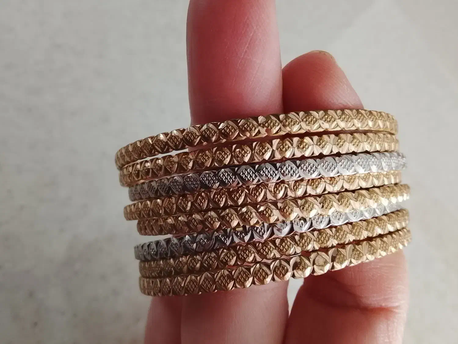 النگو طلا روس سایزسه رنگ ثابت|بدلیجات|الوند, |دیوار