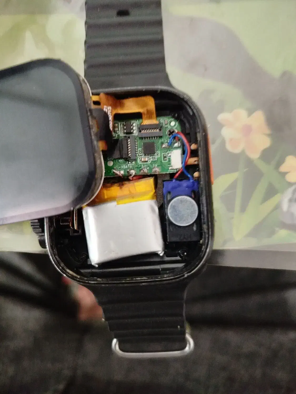 ساعت هوشمند برای تعمیر یا قطعات باتری نو نو|ساعت|بردسکن, |دیوار