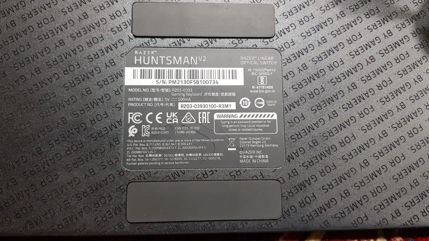 کیبورد مخصوص بازی ریزر razer huntsman v2|قطعات و لوازم جانبی رایانه|کرج, شهرک اوج|دیوار