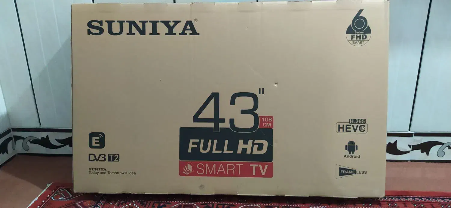 تلویزیون ۴۳ سونیا با دوسال گارانتی|تلویزیون و پروژکتور|آق قلا, |دیوار