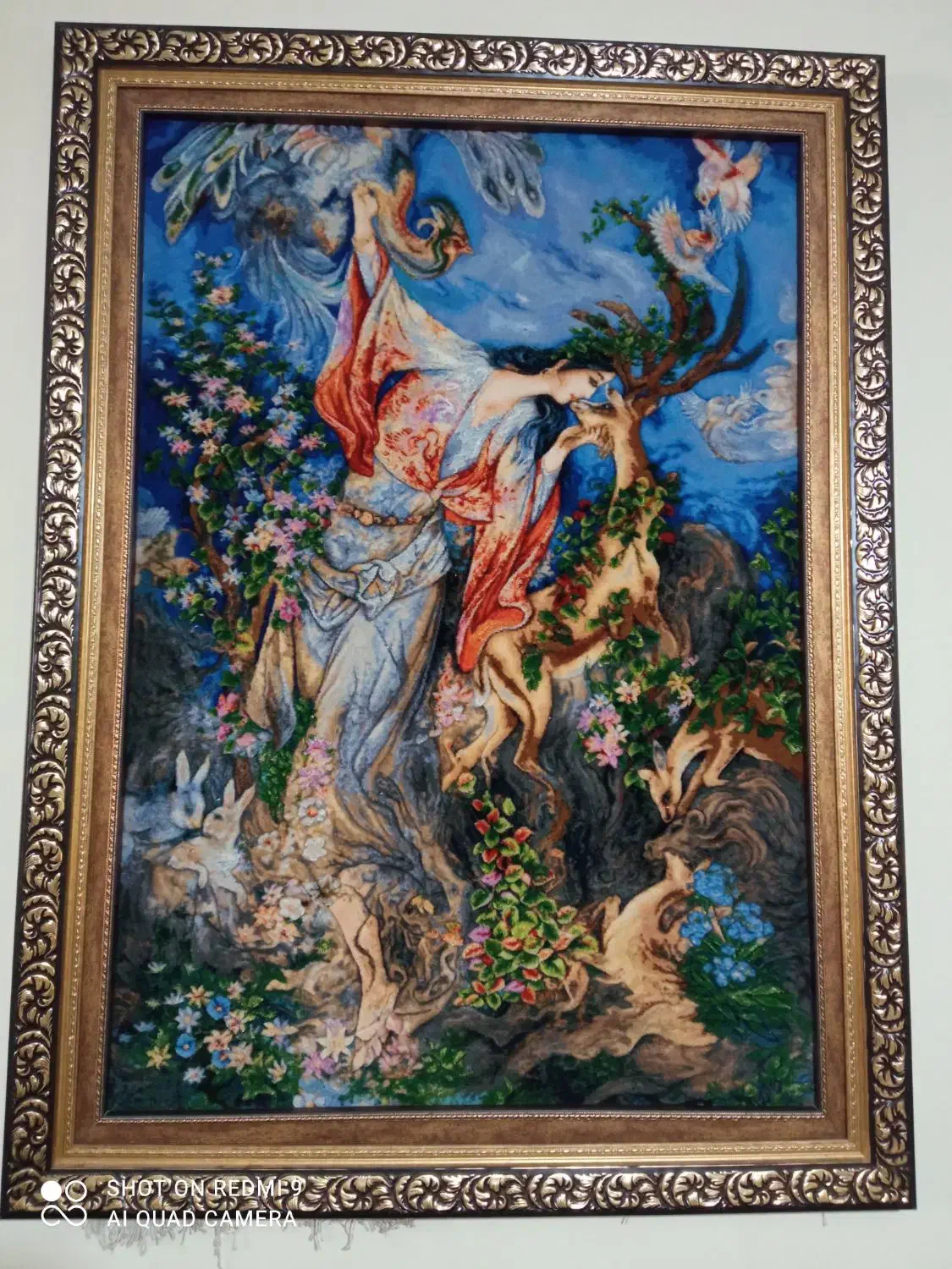 تابلوفرش دستبافت مینیاتور|تابلو فرش|شاهینشهر, گزبرخوار|دیوار