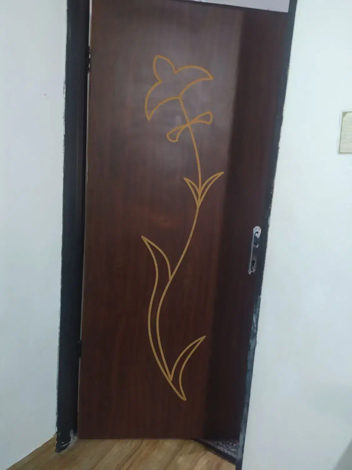 درب چوبی.|مصالح و تجهیزات ساختمان|رشت, آب آسیاب|دیوار