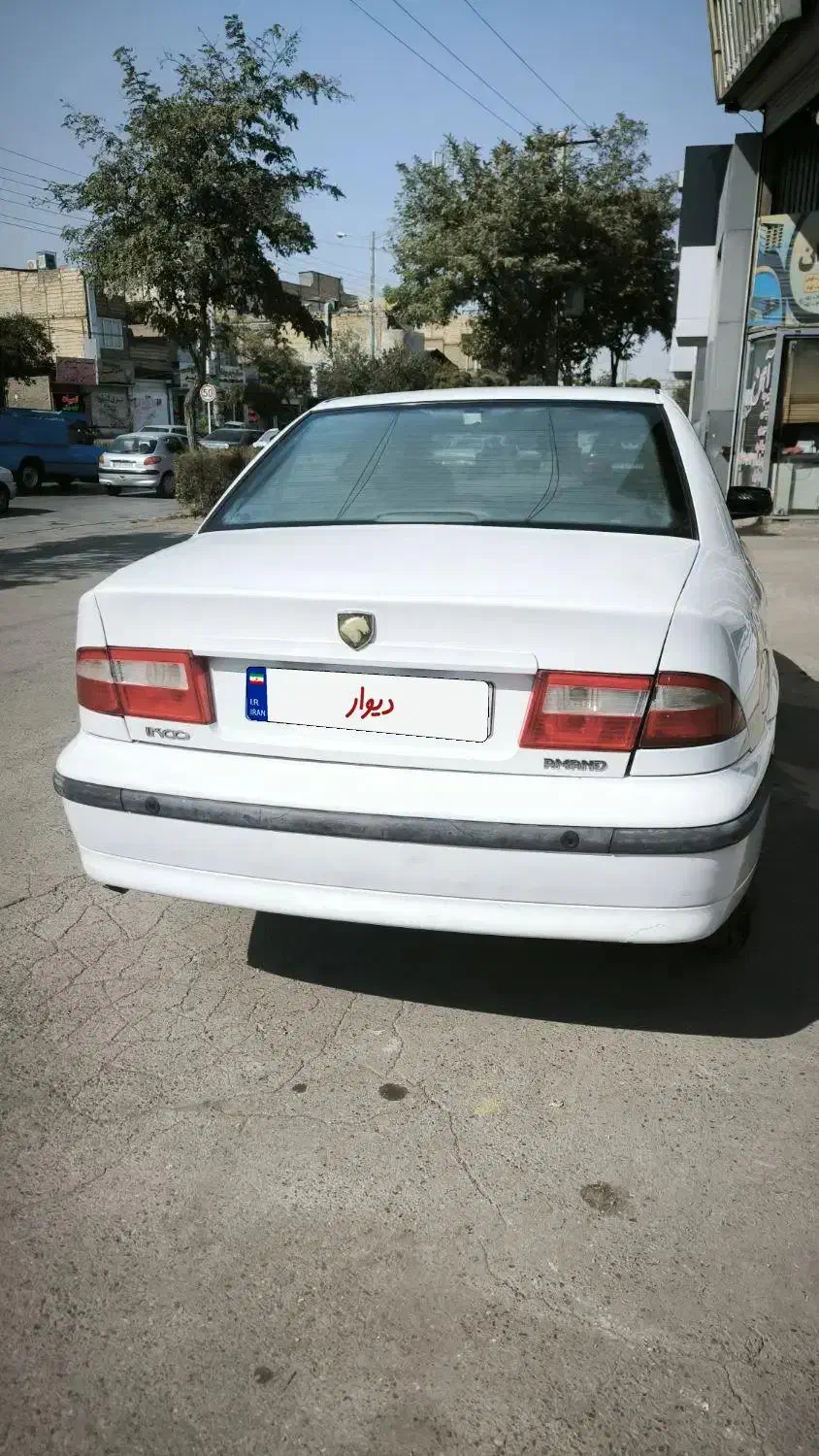 سمند سفید lx تمیز مدل ۹۵|خودرو سواری و وانت|مشهد, توس (بلوار توس)|دیوار