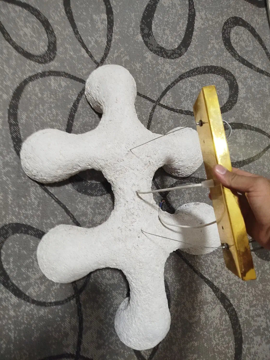 لوستر تکسچر مدرن|لوستر و چراغ آویز|بجنورد, |دیوار