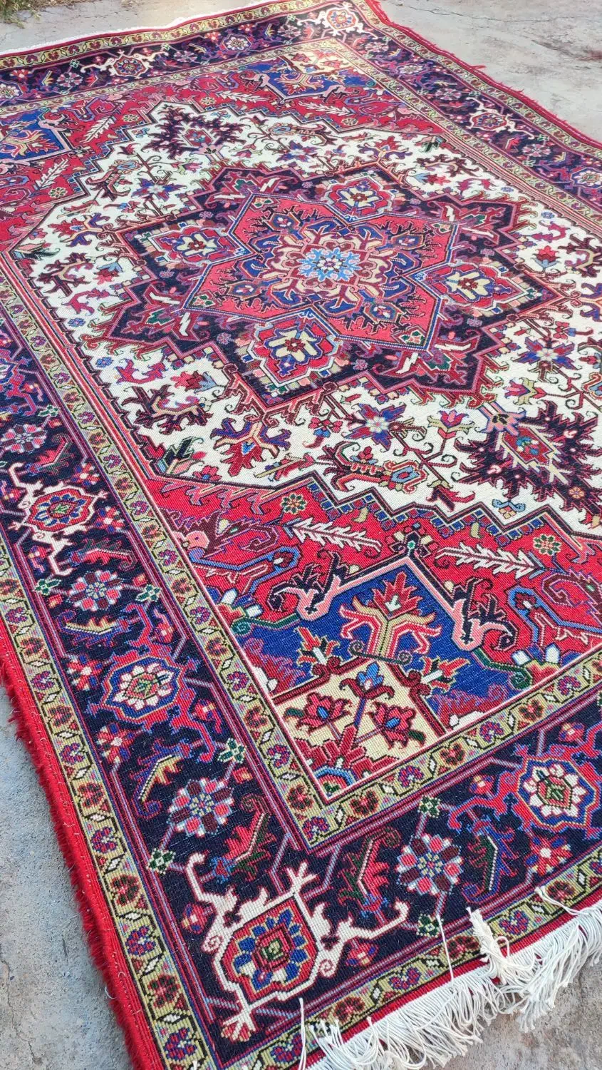 فرش نه متری هریس|فرش|باسمنج, |دیوار