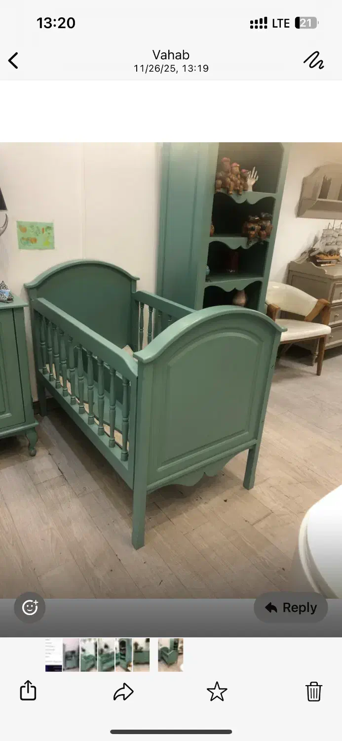 سرویس تخت کودک|تخت و سرویس خواب|گلوگاه, |دیوار