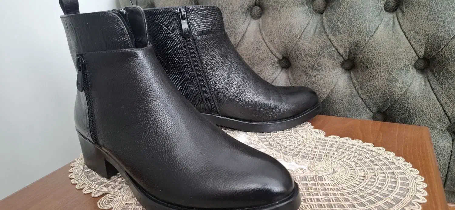 نیم بوت چرم طبیعی|کیف، کفش، کمربند|خلخال, |دیوار