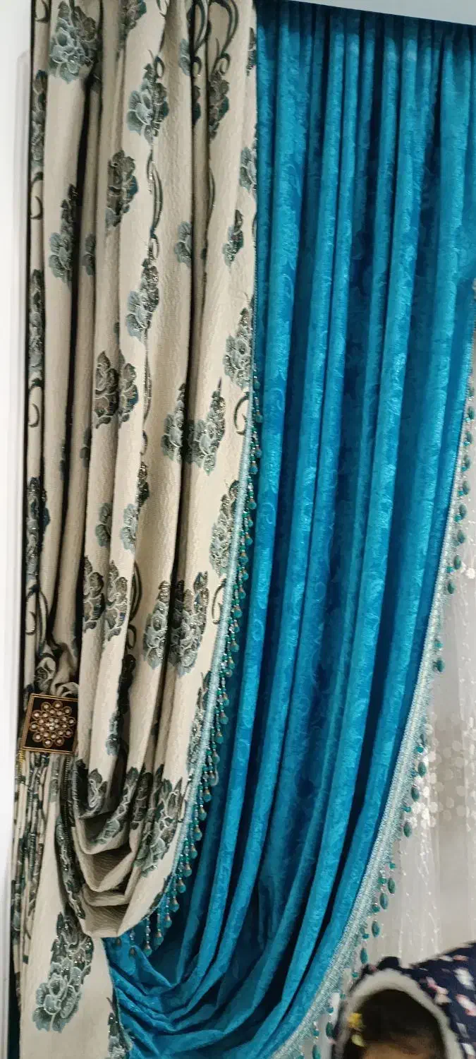 پرده سالن|پرده، رانر، رومیزی|قم, بلوار امین و ساحلی|دیوار