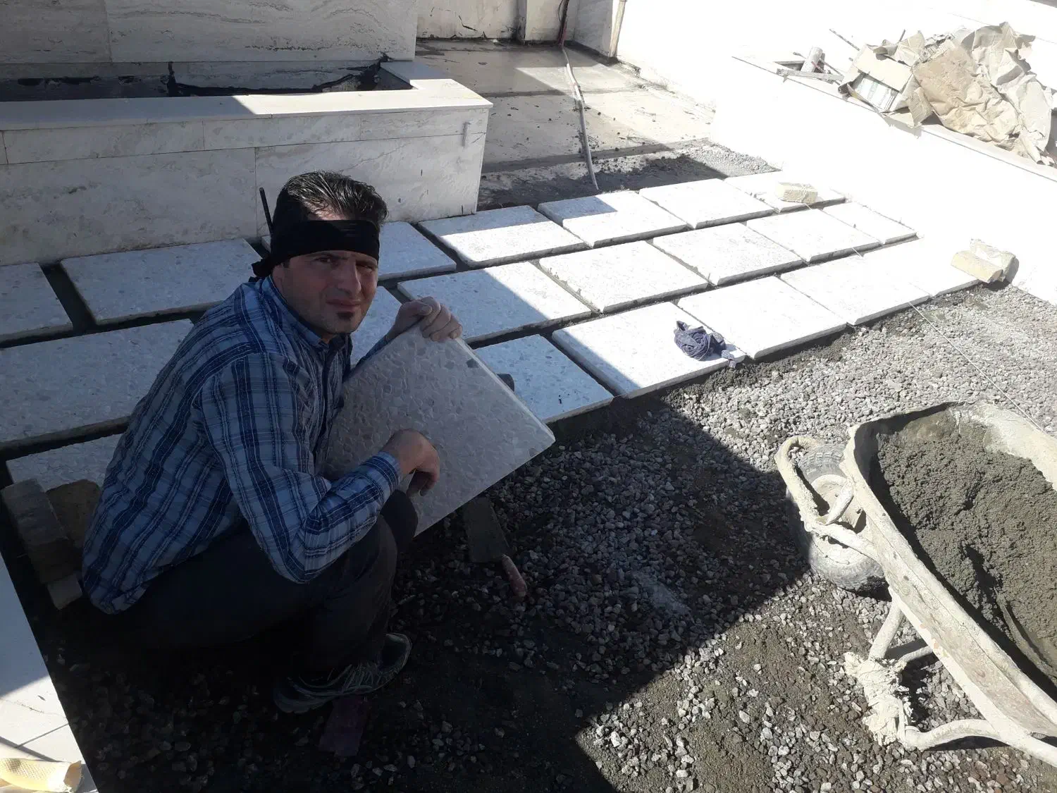 موزایک سرامیک ونرده سرویی|خدمات پیشه و مهارت|بروجرد, |دیوار