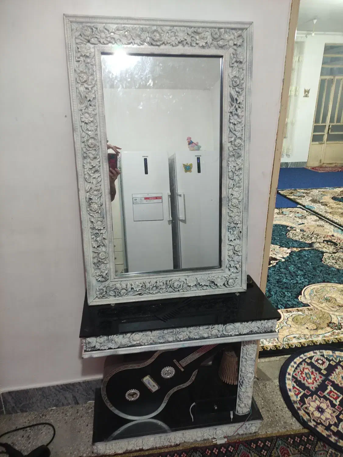 اینه کنسول سالم|بوفه، ویترین، کنسول|دورود, |دیوار