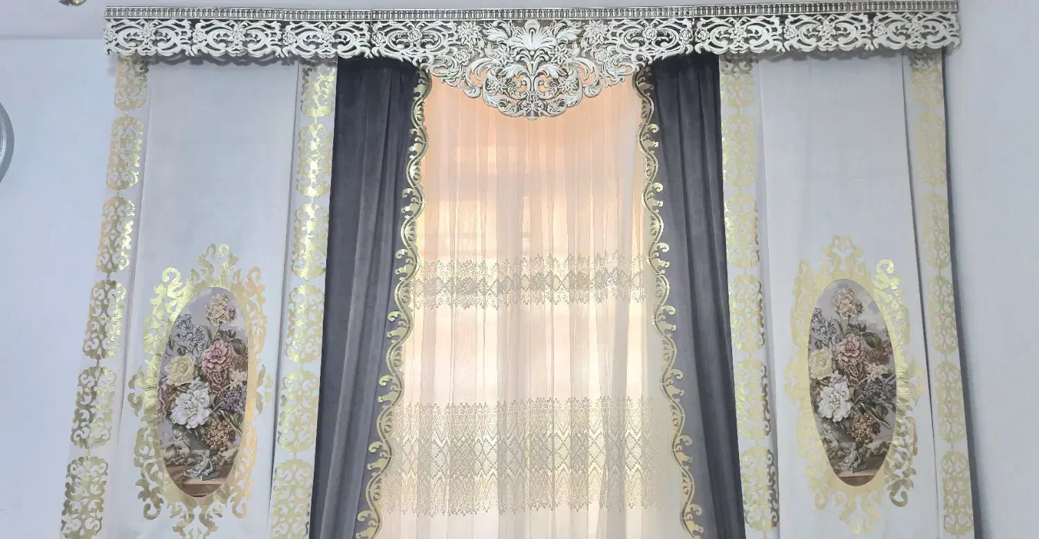 پرده سلطنتی|پرده، رانر، رومیزی|شیراز, شریف‌آباد|دیوار