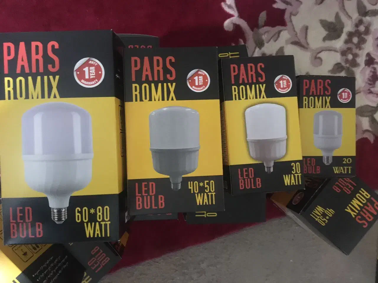 فروش عمده لامپ های ال ای دی با گارانتی|لامپ و چراغ|لاشار, |دیوار