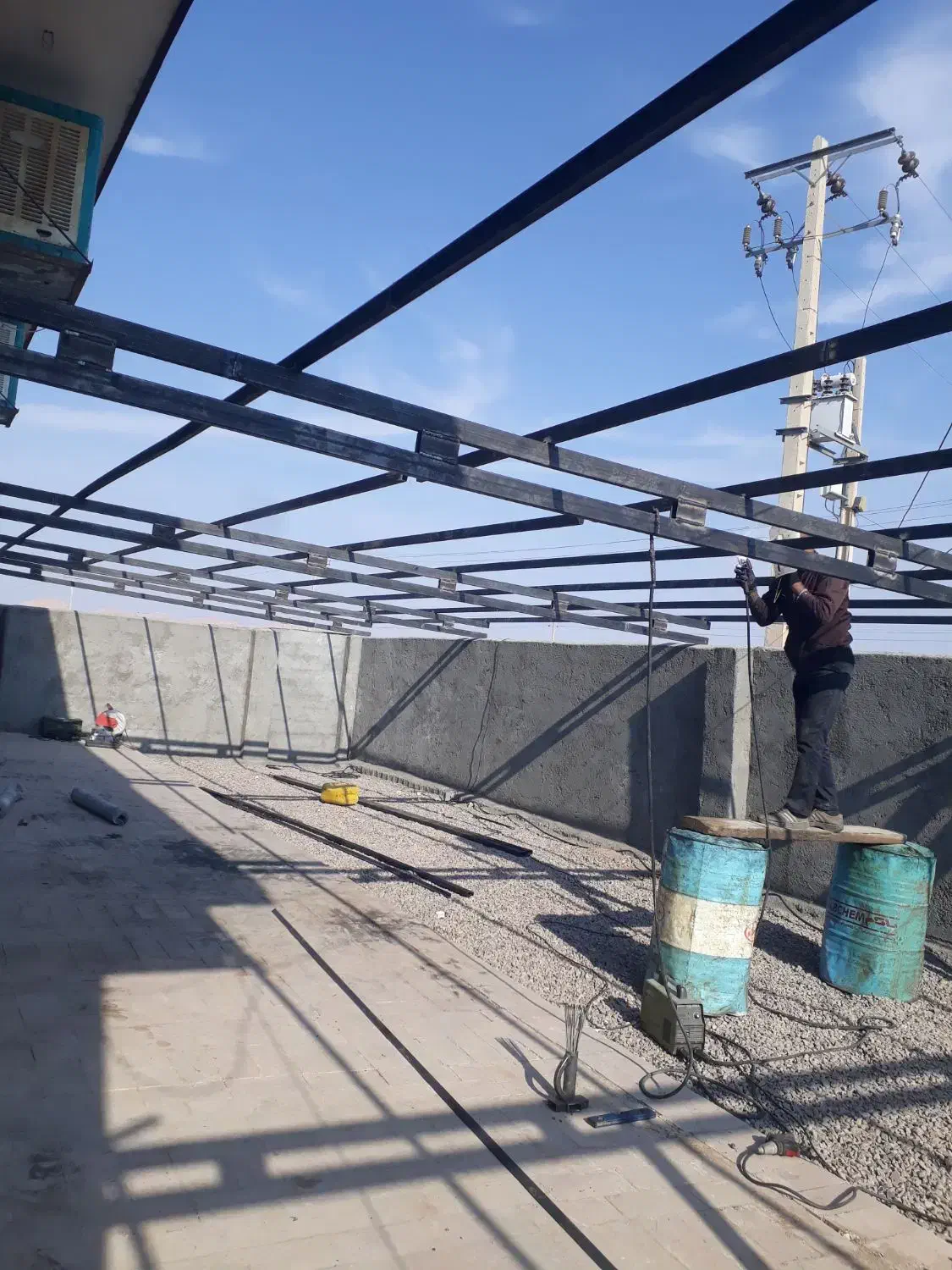 انواع جوشکاری سقف ایرانیتی پذیرفته میشود|خدمات پیشه و مهارت|گناباد, |دیوار