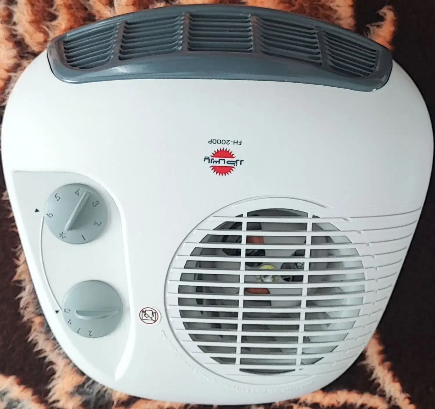 بخاری برقی فن دار پارس خزر FH 2000P|بخاری، هیتر، شومینه|هشتگرد, شهرک ریحانه|دیوار