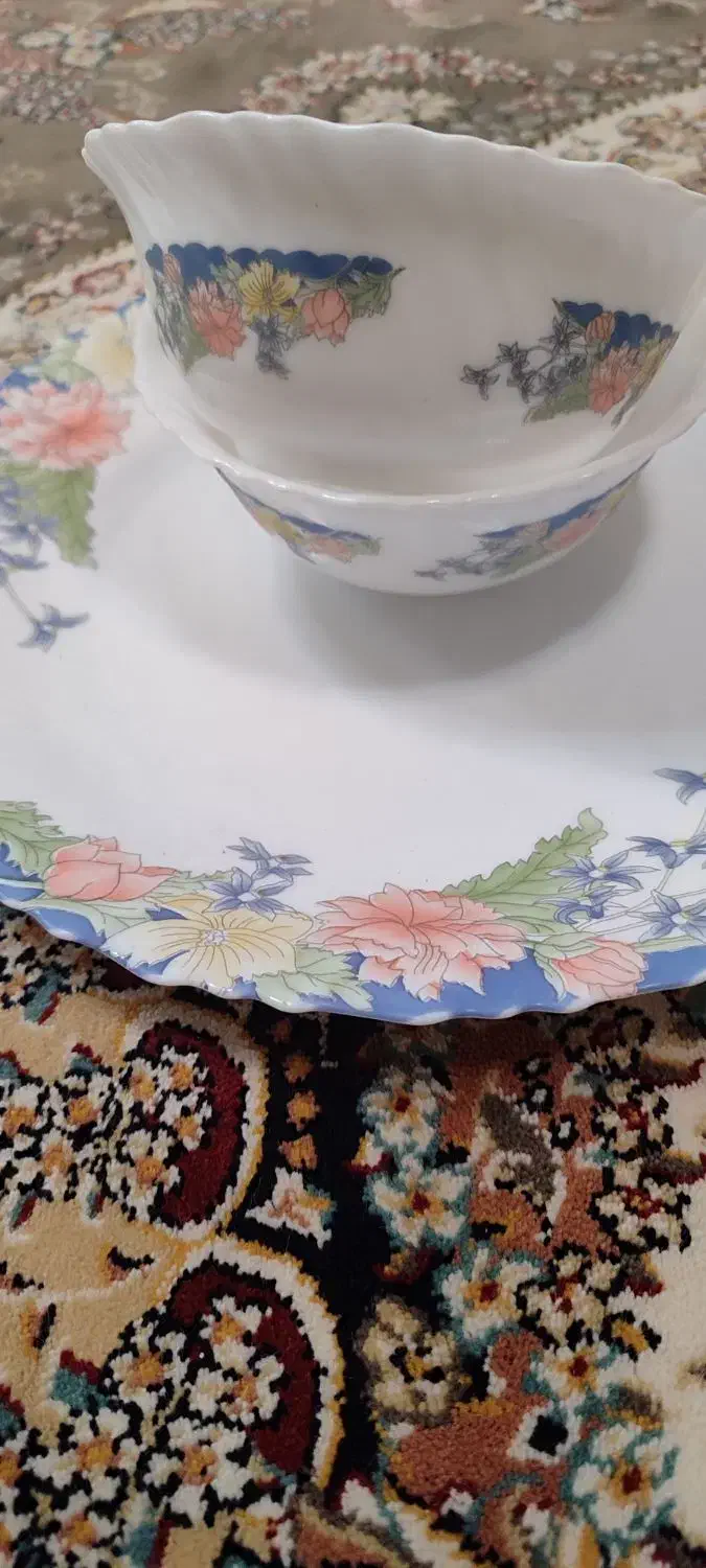 گل زیبای فلورین کمیاب فرانسه|ظروف سرو و پذیرایی|اراک, |دیوار