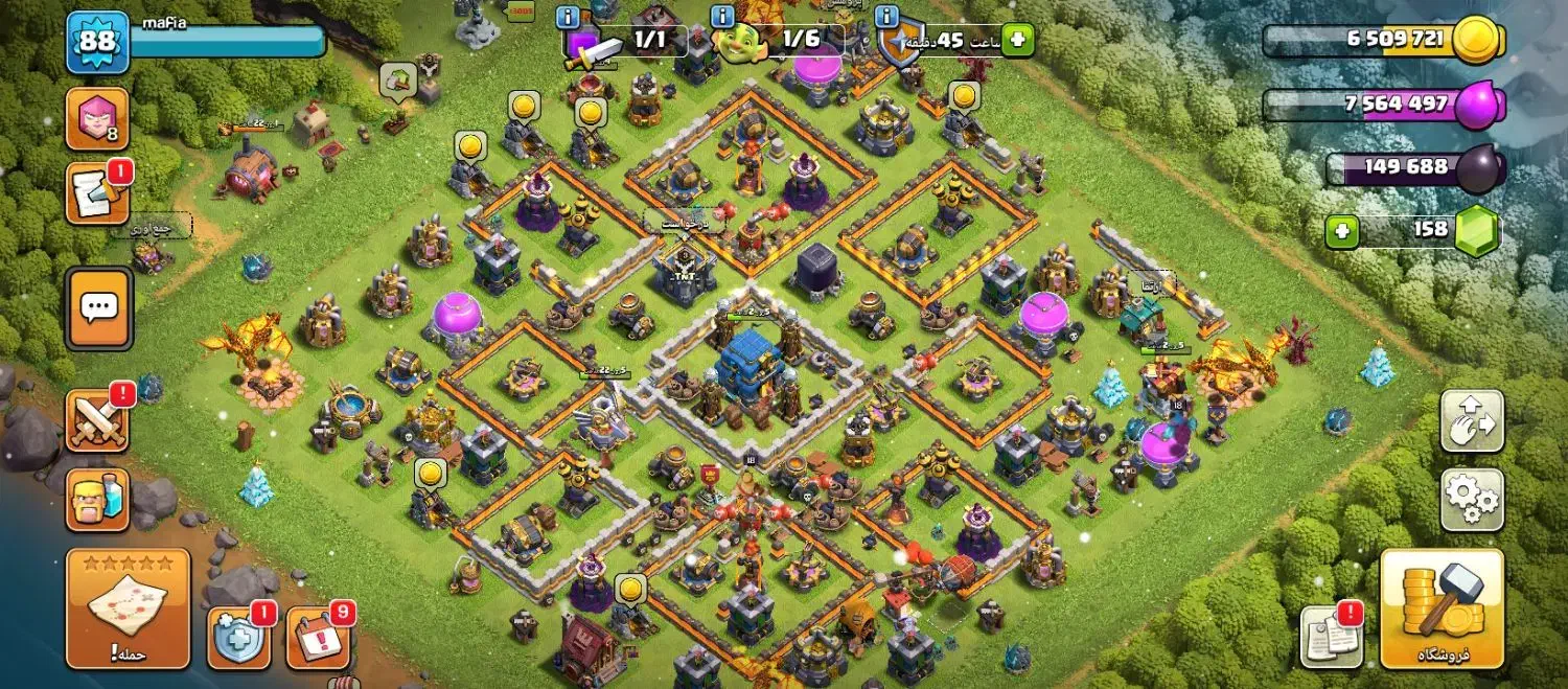 اکانت کلش تان 13 چنج خوره|کنسول، بازی ویدئویی و آنلاین|تهران, ولنجک|دیوار