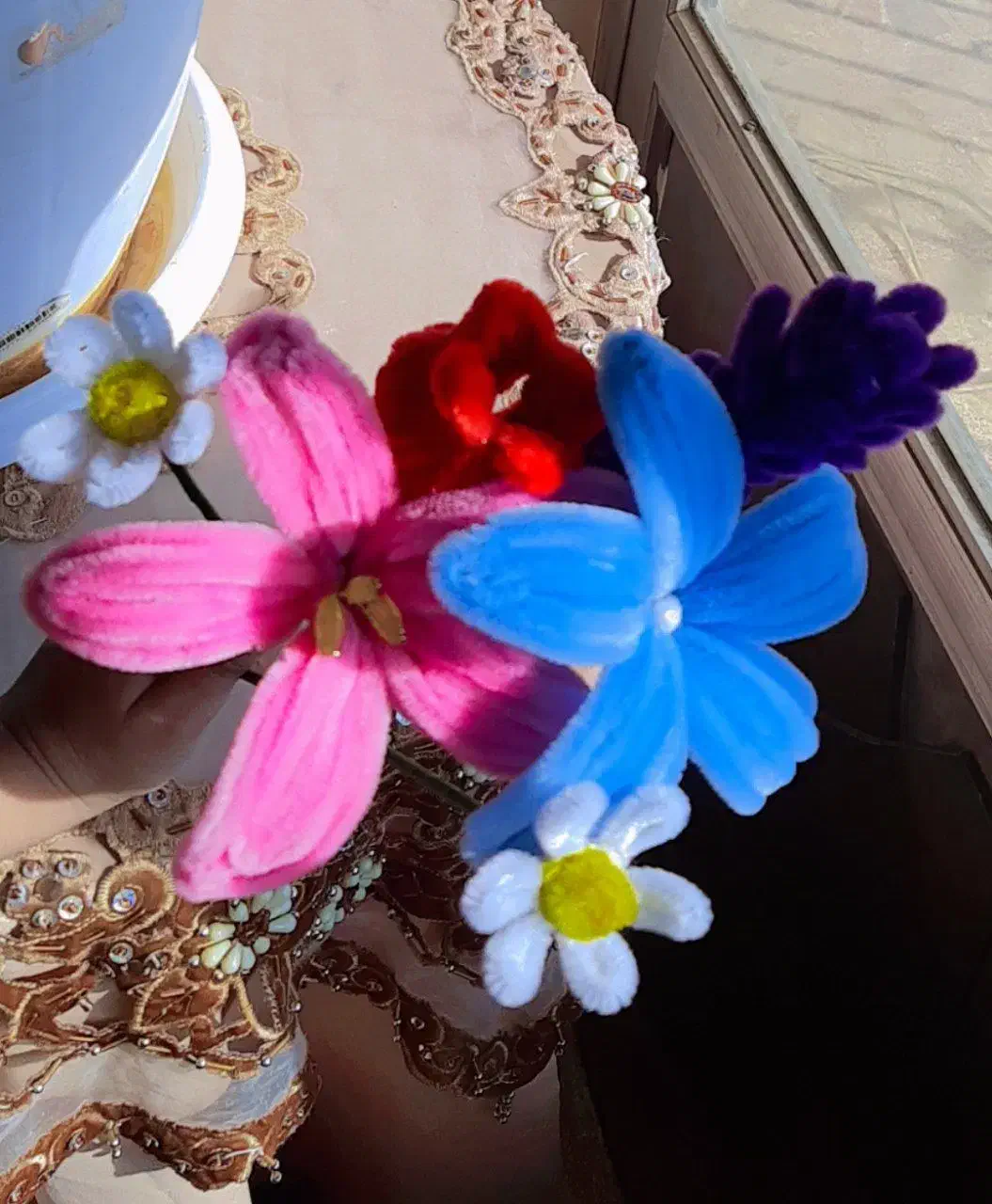 گل جاودانه|گل مصنوعی|خمین, |دیوار