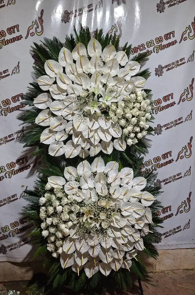 گل طبیعی تاج گل برای ختم ترحیم ،نمایشگاهی،عزا|گل و گیاه طبیعی|تهران, آهنگ|دیوار
