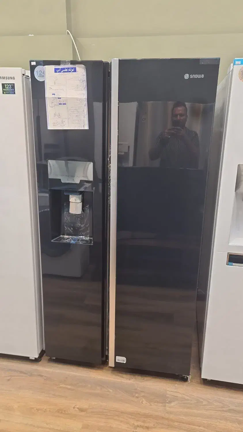 ساید دوو مدل 1037 سفید و سیلور پشت ویترینی|یخچال و فریزر|تهران, کرمان|دیوار