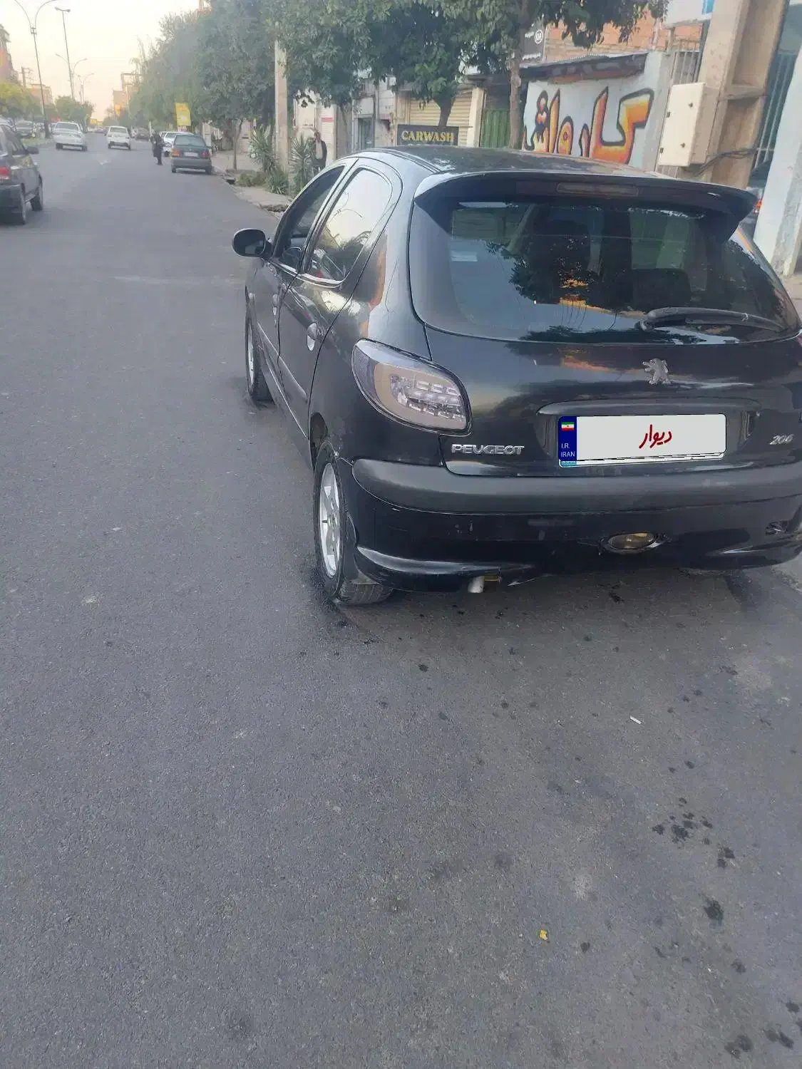 ۲۰۶مدل ۸۷مشکی|خودرو سواری و وانت|گرگان, |دیوار