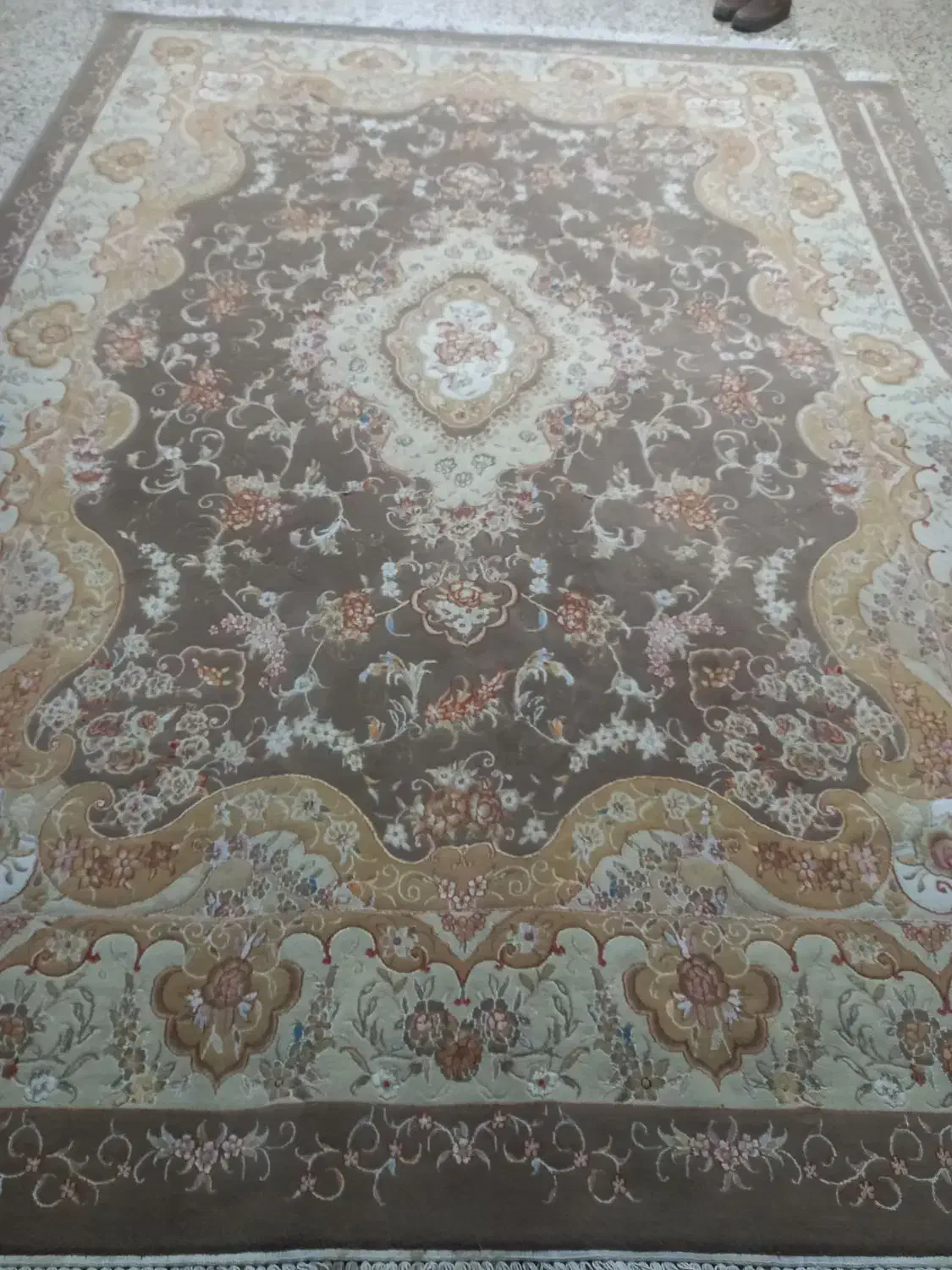 فرش۹متری گردوی ۷۰۰شانه|فرش|کوهدشت, |دیوار