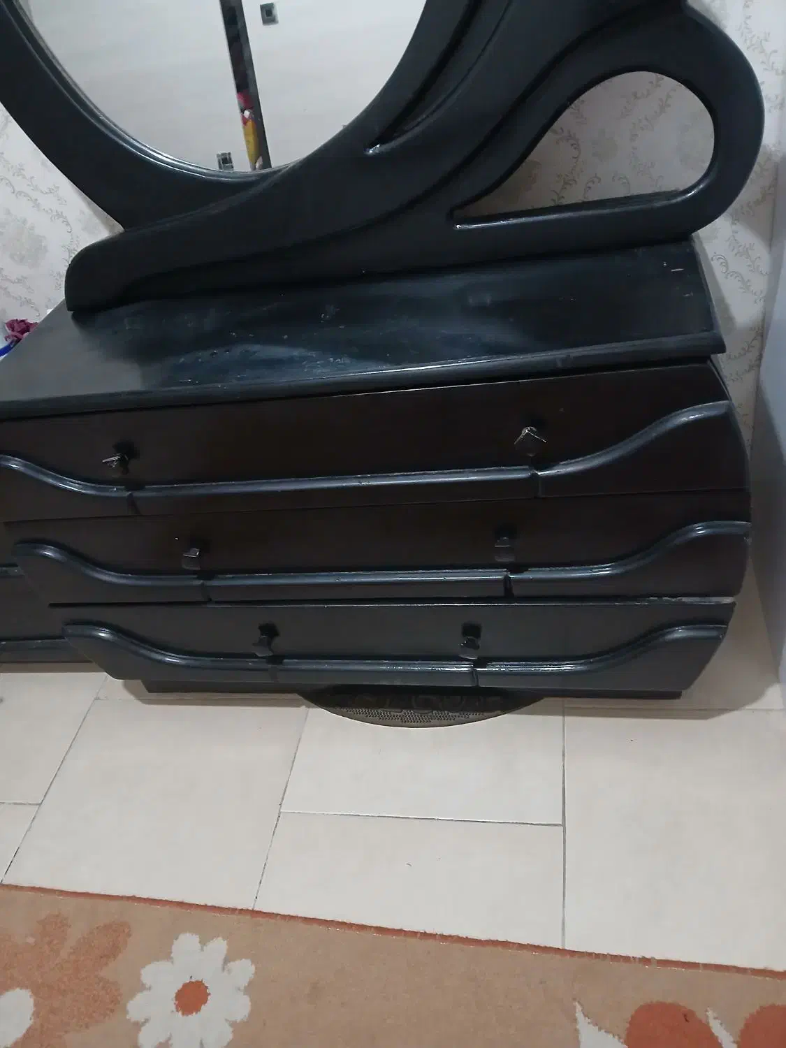 آیینه ودراور سه کشاب تمیز|جاکفشی، کمد، دراور|اراک, |دیوار