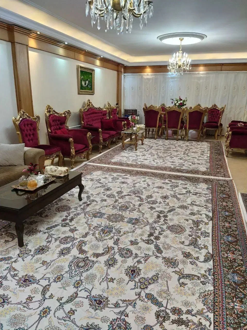 تولیدی روفرشی ترمه کاور ، سایز دلخواه و طرح متنوع|روفرشی|تبریز, |دیوار