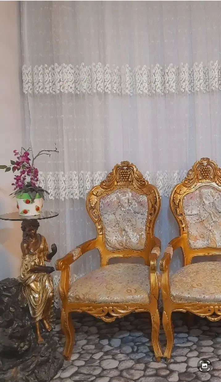 مبل سلطنتی تمام چوب راش منبت کاری شده ۹نفره|مبلمان خانگی و میز عسلی|ری, سیزده آبان|دیوار