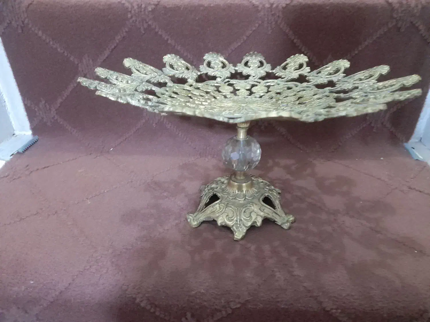 میوه خوری و شیرینی خوری برنزی|ظروف سرو و پذیرایی|قم, علی آباد سعدگان|دیوار