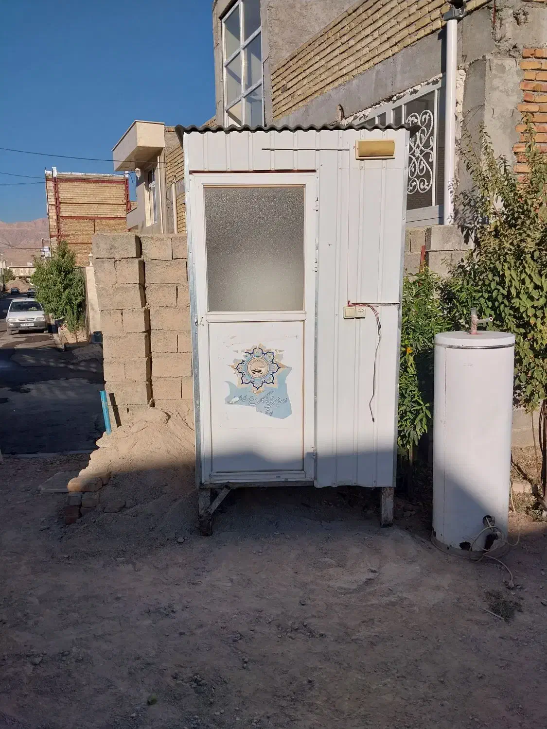 کانکس حمام قابل تبدیل به توالت با آبگرمکن گیلانغرب|مصالح و تجهیزات ساختمان|گیلان غرب, |دیوار