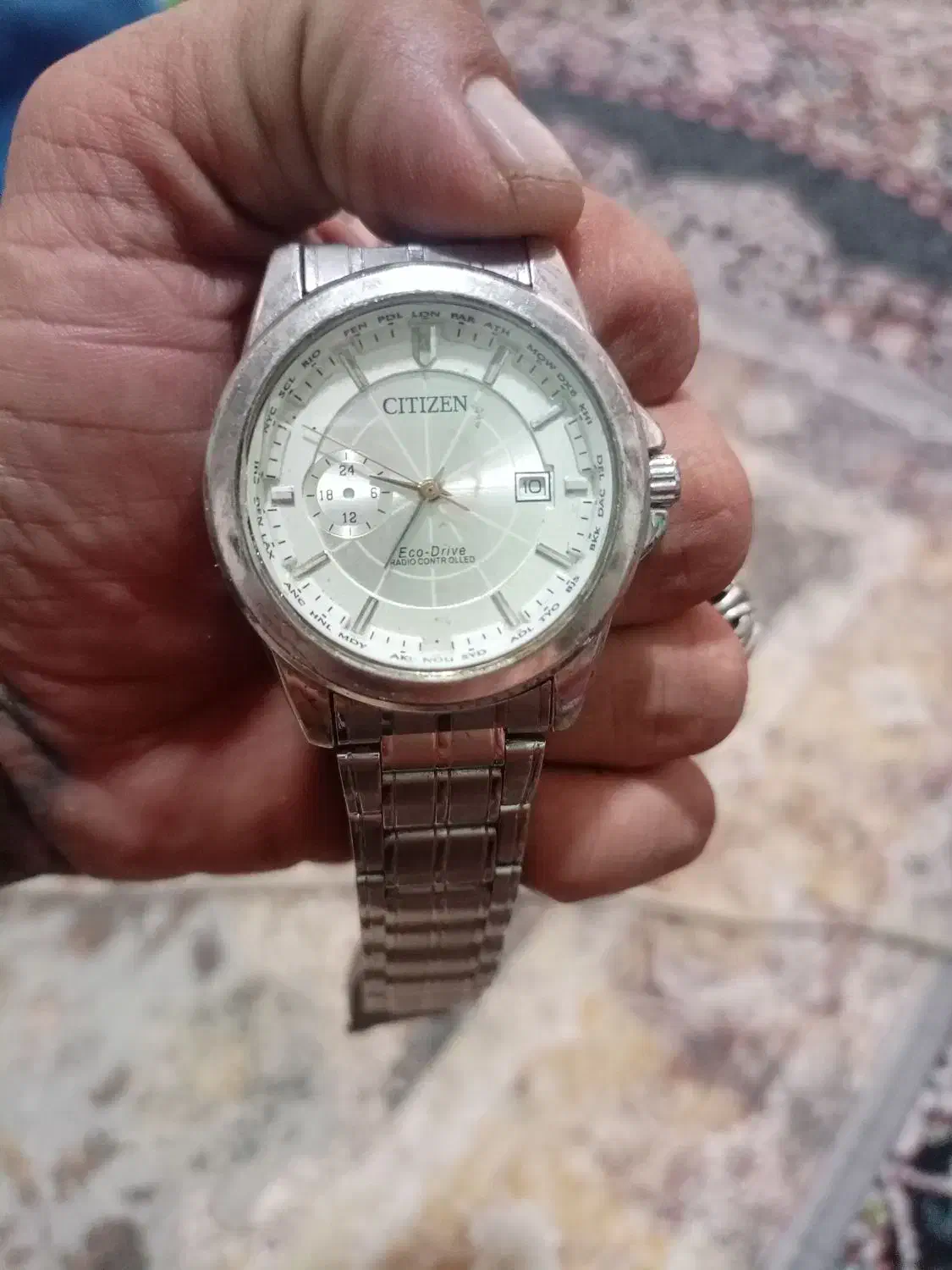 ساعت دوموتوره قدیمی بدون باطری|ساعت|زرند, |دیوار