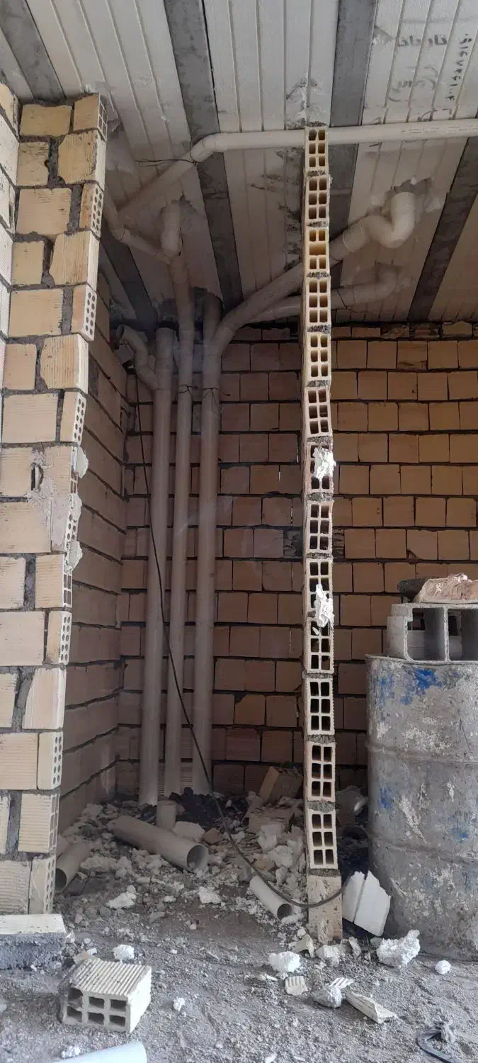 تاسیسات ساختمانی) (لوله کشی آب وفاضلاب)|خدمات پیشه و مهارت|ایذه, |دیوار