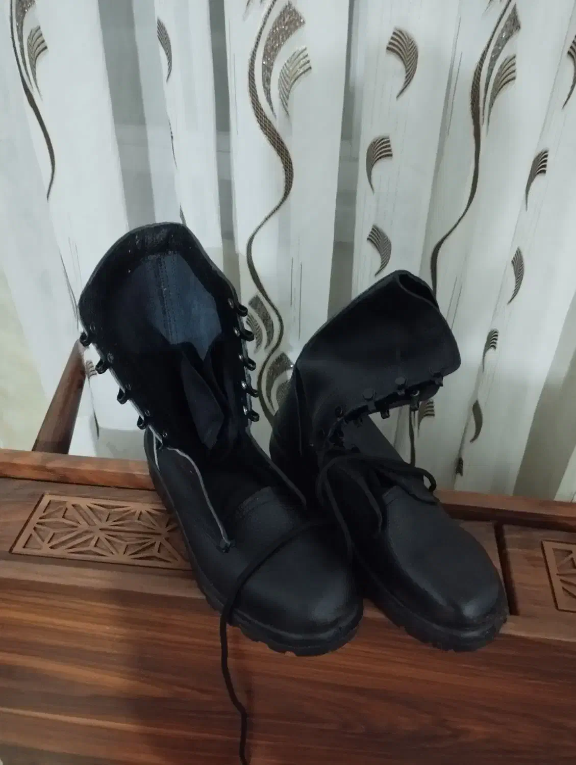 پوتین سربازی استفاده نشده، کاملا نو|کیف، کفش، کمربند|بانه, |دیوار