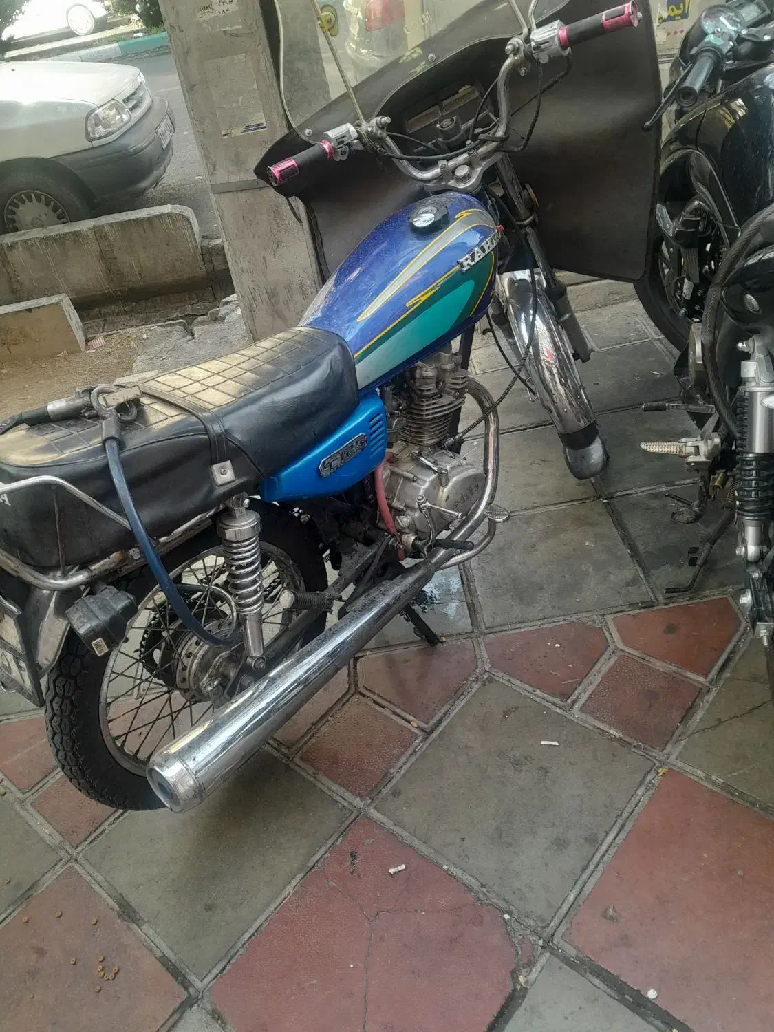 موتور هندا مزایده پلاک ملی|موتورسیکلت|تهران, دبستان|دیوار