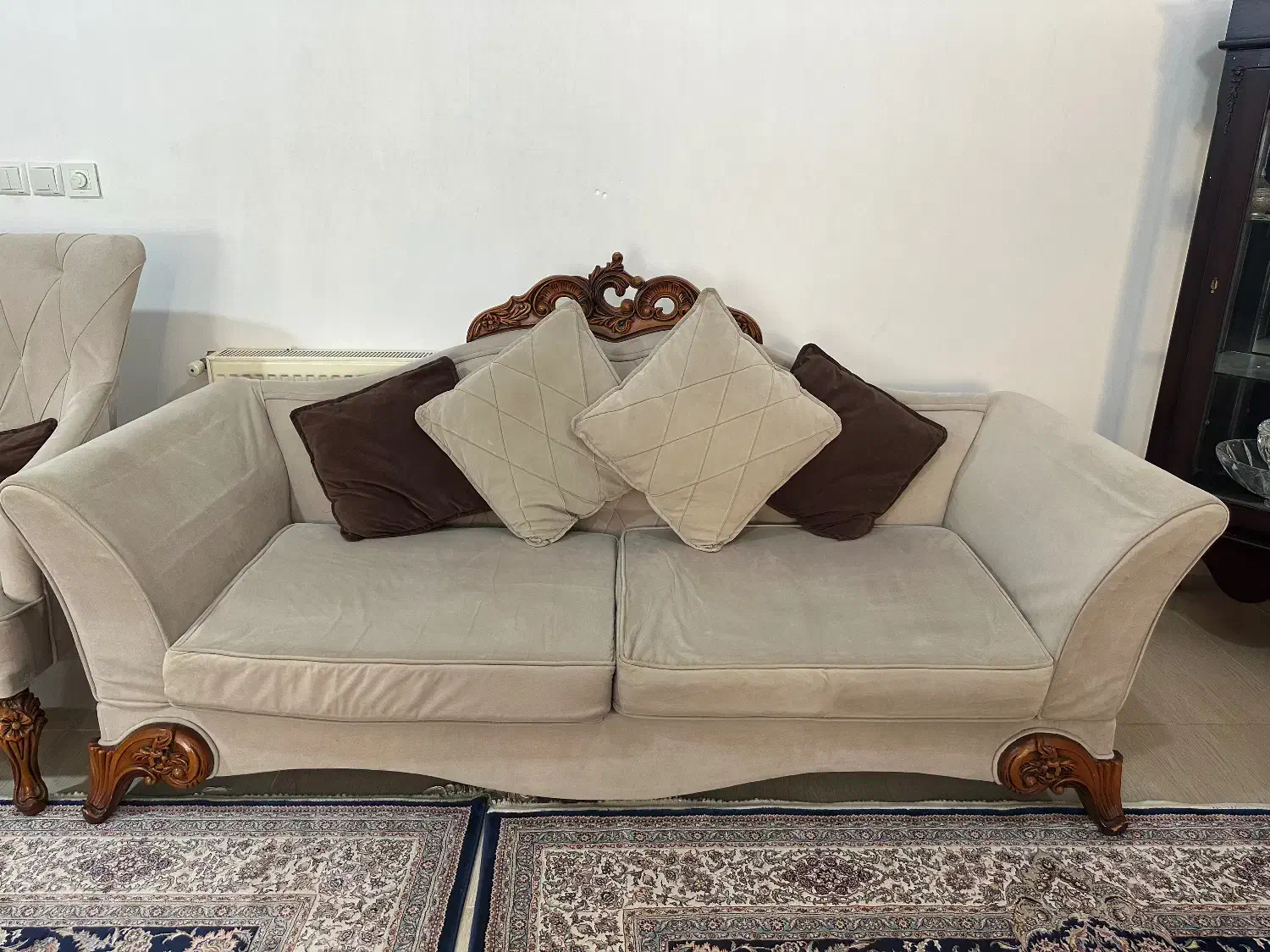 مبل ۷نفره به همراه جلومبلی ومیز عسلی،غذاخوری۶نفره|مبلمان خانگی و میز عسلی|بهشهر, |دیوار